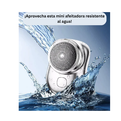 Mini Afeitadora para un afeitado más limpio, rápido y suave